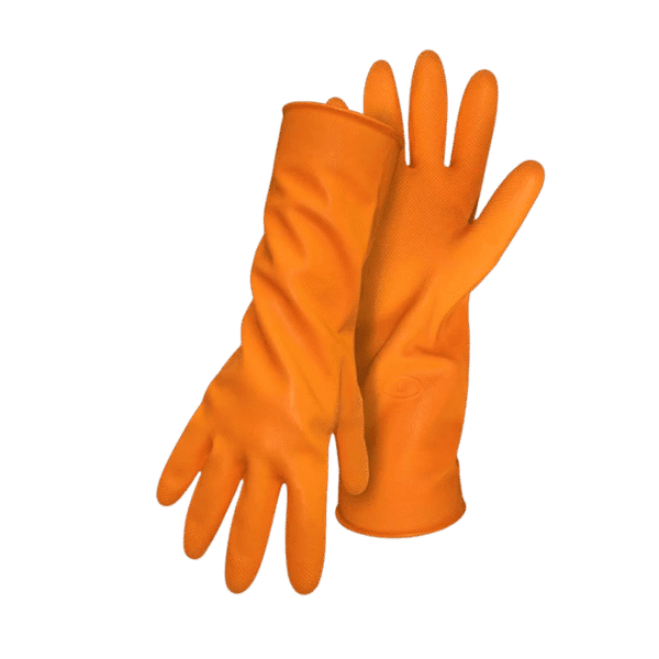 Gold Finger Rubber Hand Gloves (Pack of 10)
