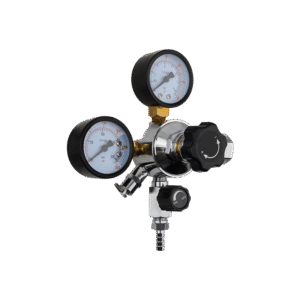 CO₂ Gas Regulator with Dual Gauge