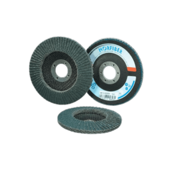 Norfiber Flap Disc 100 x 16 MM - 100 Grit - Image 2
