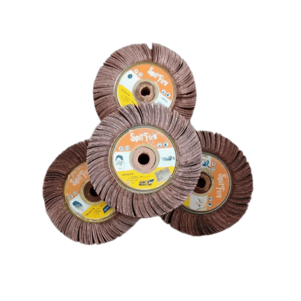 Spitfire Flap Wheels and Mops Wheels 100 x 25 x 31.75 MM - 60, 80, 220, 320 Grit
