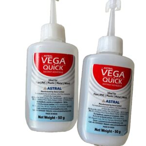 VegaQuick Instant Adhesive for Fast Bonding & Quick Repairs - 15 gm