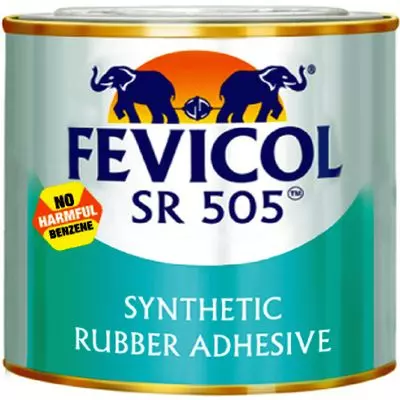 SR-505 Rubber Contact Adhesive for Leather, Rexine & Laminate Bonding - 5 LTR