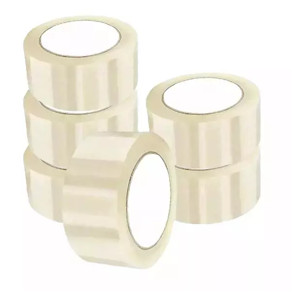 BOPP White Packaging Tape for Carton Sealing & Packing - 2 inch