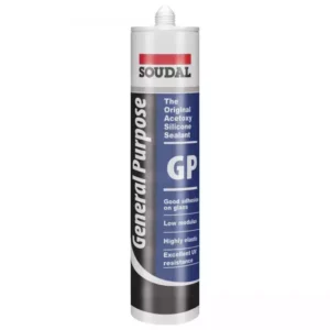 GP Silicone Sealant 260ml for Waterproof Sealing & Gap Filling - Black