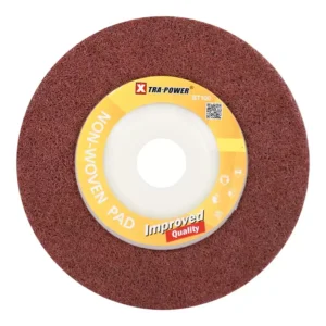 Xtra Power 4 inch (100 mm) U3 Grit Non Woven Pad for Steel and Metal 4" single Pcs